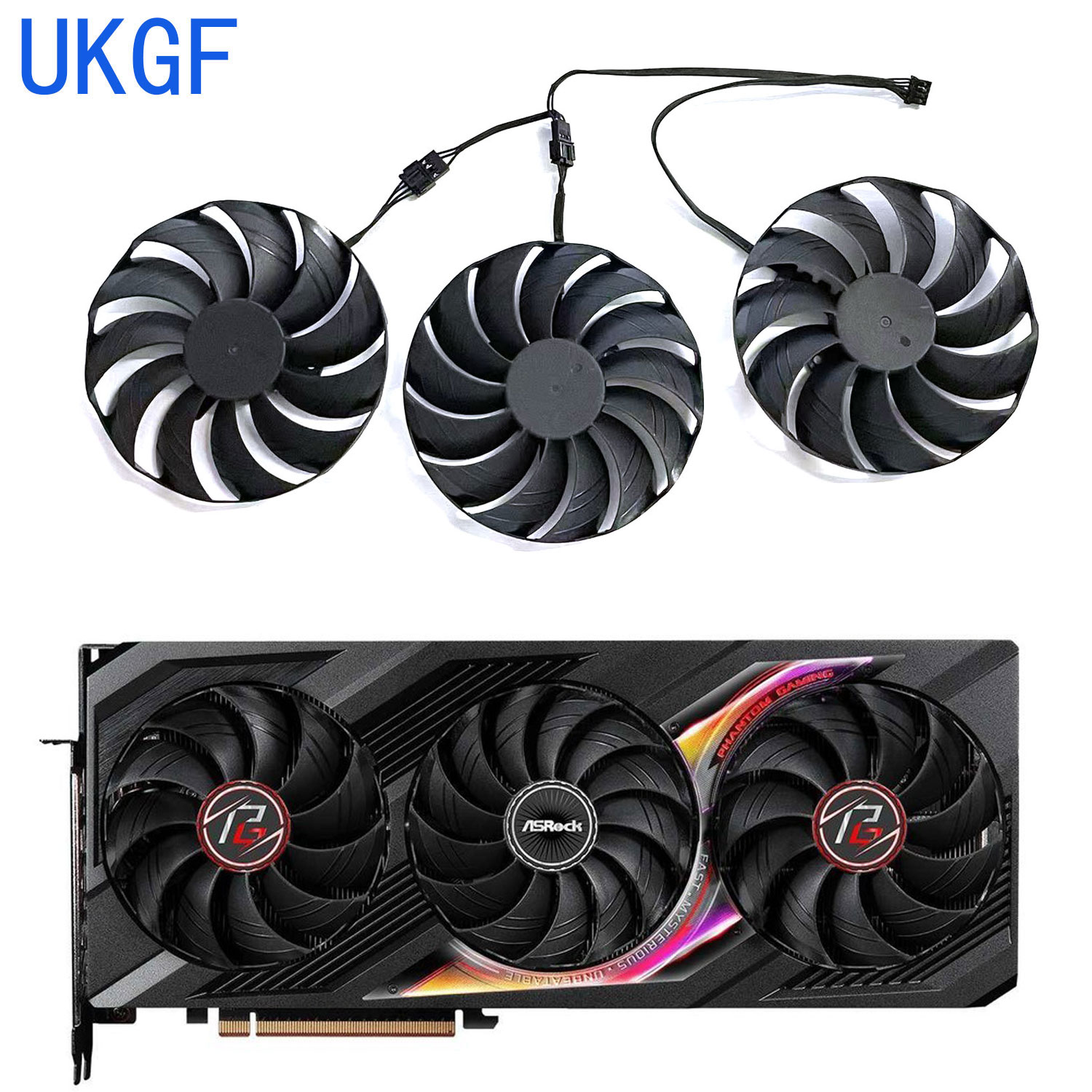 Rx 7900 Xt 20Gb - Вентилятор для видеокарты ASRock Radeon RX
