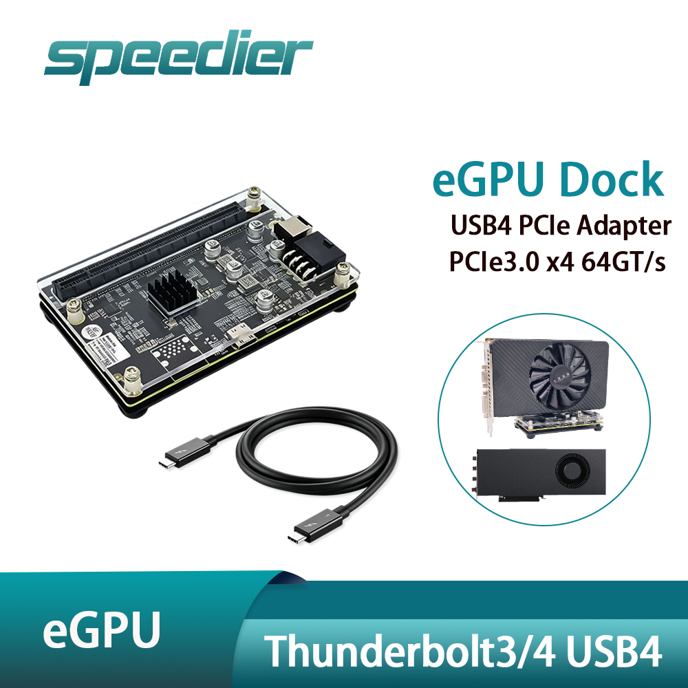Док-станция USB4 Thunderbolt 3 – обзор и цена Gpu External Dock Egpu Thunderbolt 4